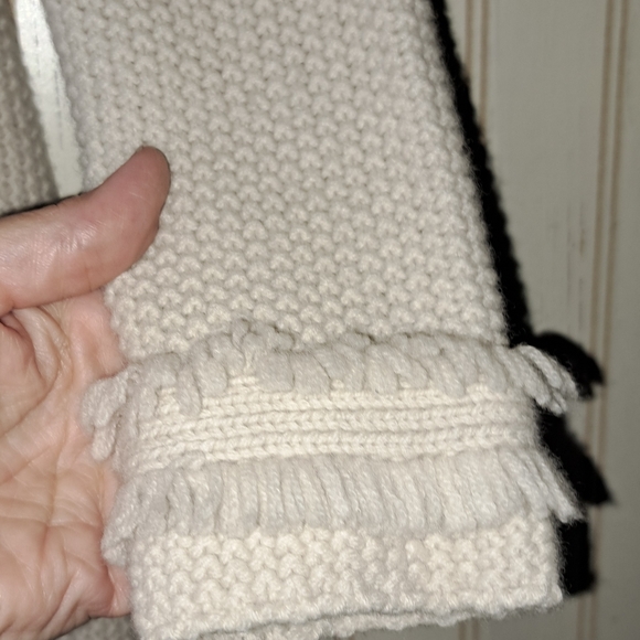 Ladies Boden Cardigan Sweater Pockets Heavy Knit Snap Front Cream Preppy 4 - Picture 3 of 11